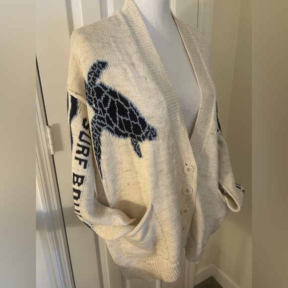 Anthropologie Pilcro Relaxed Sea Turtle Cardigan NWT! - Picture 11 of 16